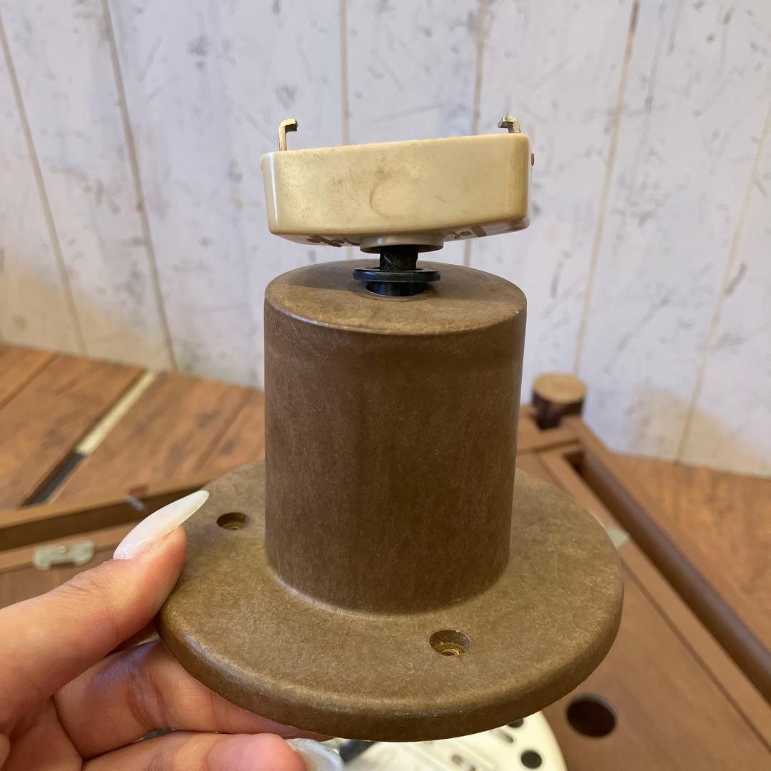 昭和レトロ ナショナル 座敷電燈笠 蛍光灯 ペンダント 木製 ウッドライト