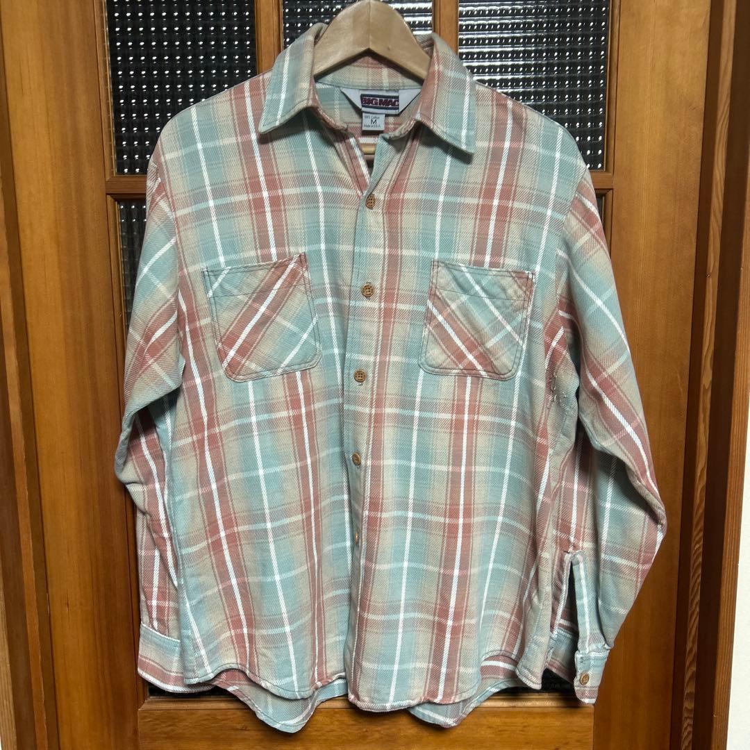 BIG MAC 80'ビンテージ ネルシャツ　M