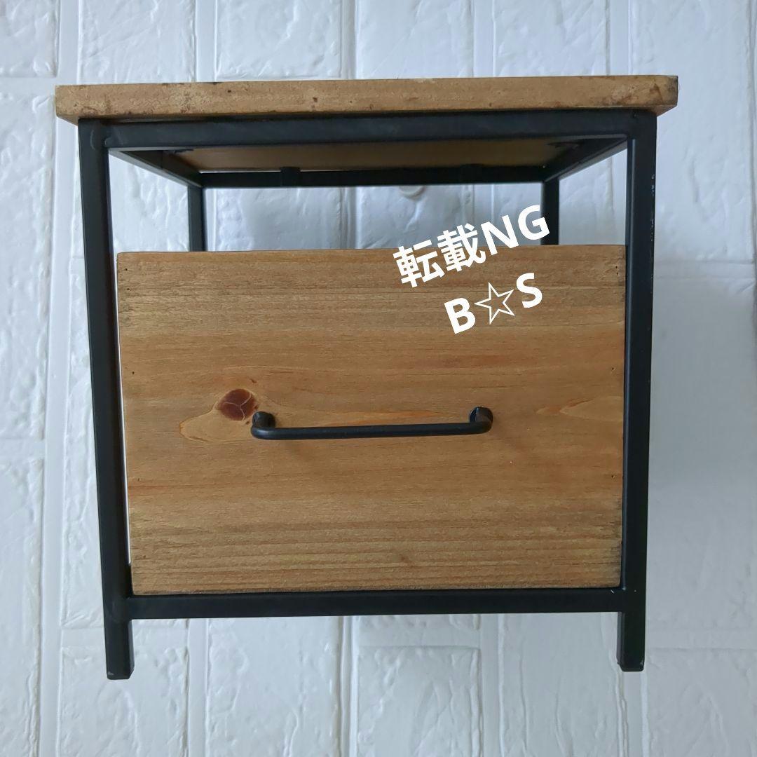 salut!サリュ【2026福袋】福袋A折りたたみ3段ラック＆卓上木製インテリア