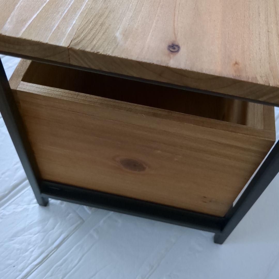 salut!サリュ【2026福袋】福袋A折りたたみ3段ラック＆卓上木製インテリア