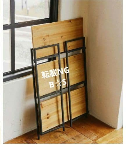 salut!サリュ【2026福袋】福袋A折りたたみ3段ラック＆卓上木製インテリア