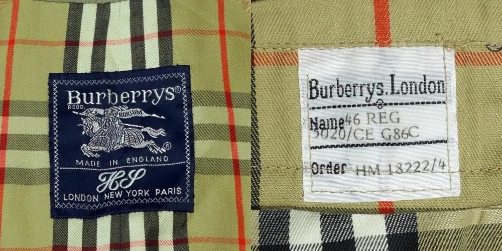 Burberrys バーバリー ダブルトレンチコート 英国製