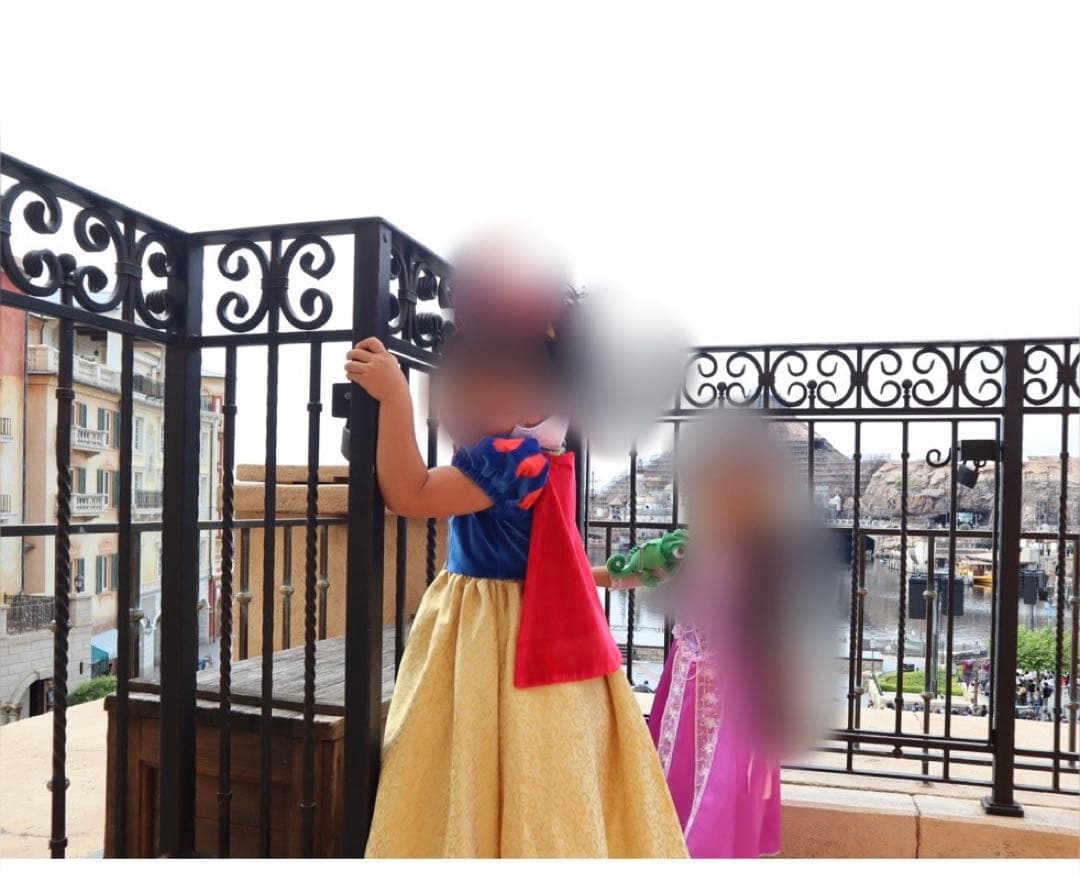 ビビディバビディブティック白雪姫ドレス。ティアラ，タスキあります。