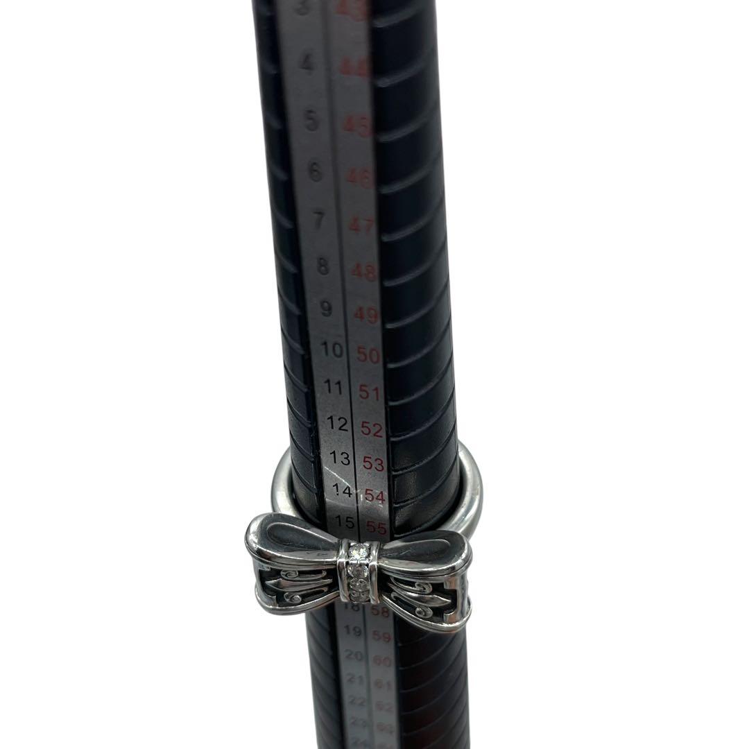 Justin Davis promiseリボン リング　約15.5号