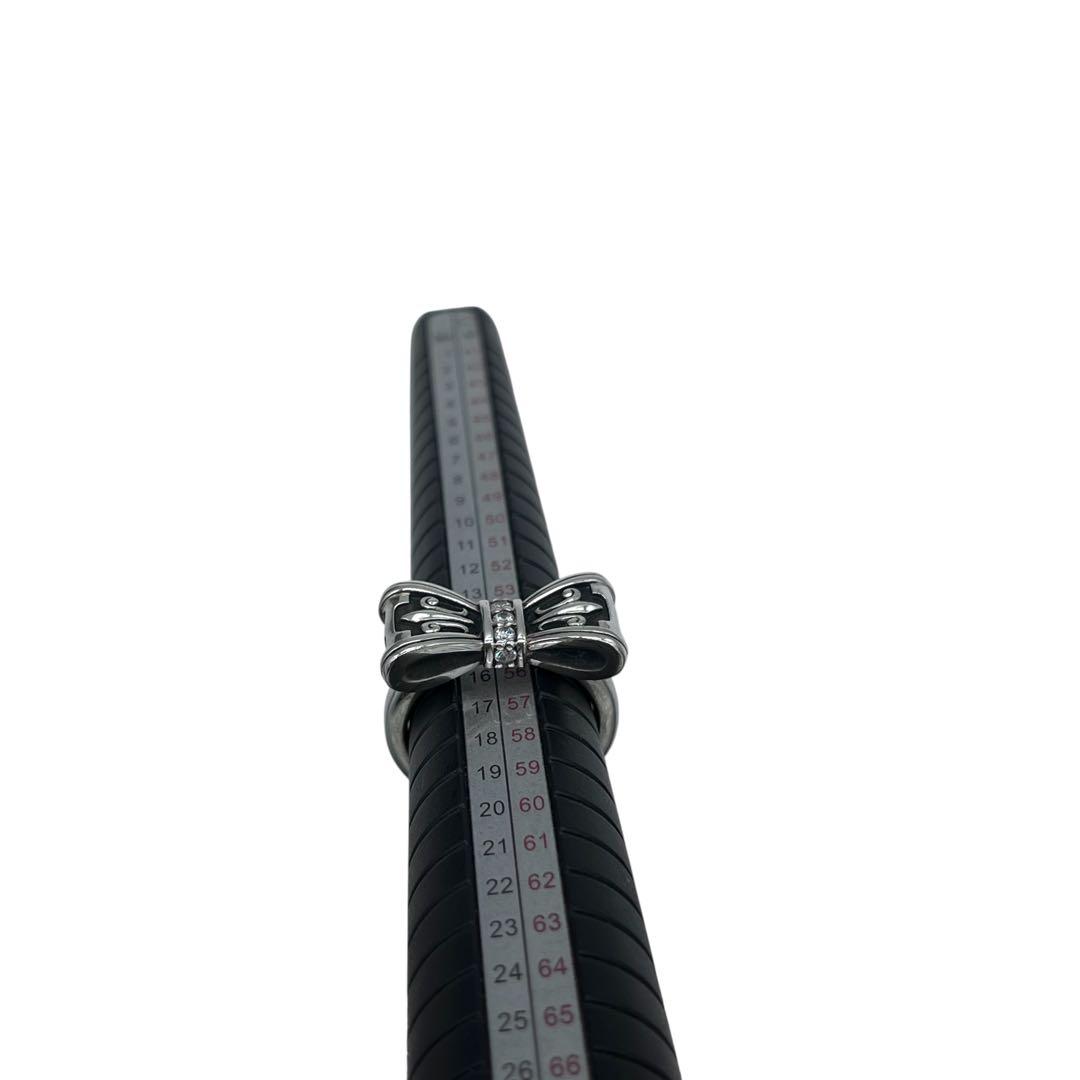 Justin Davis promiseリボン リング　約15.5号