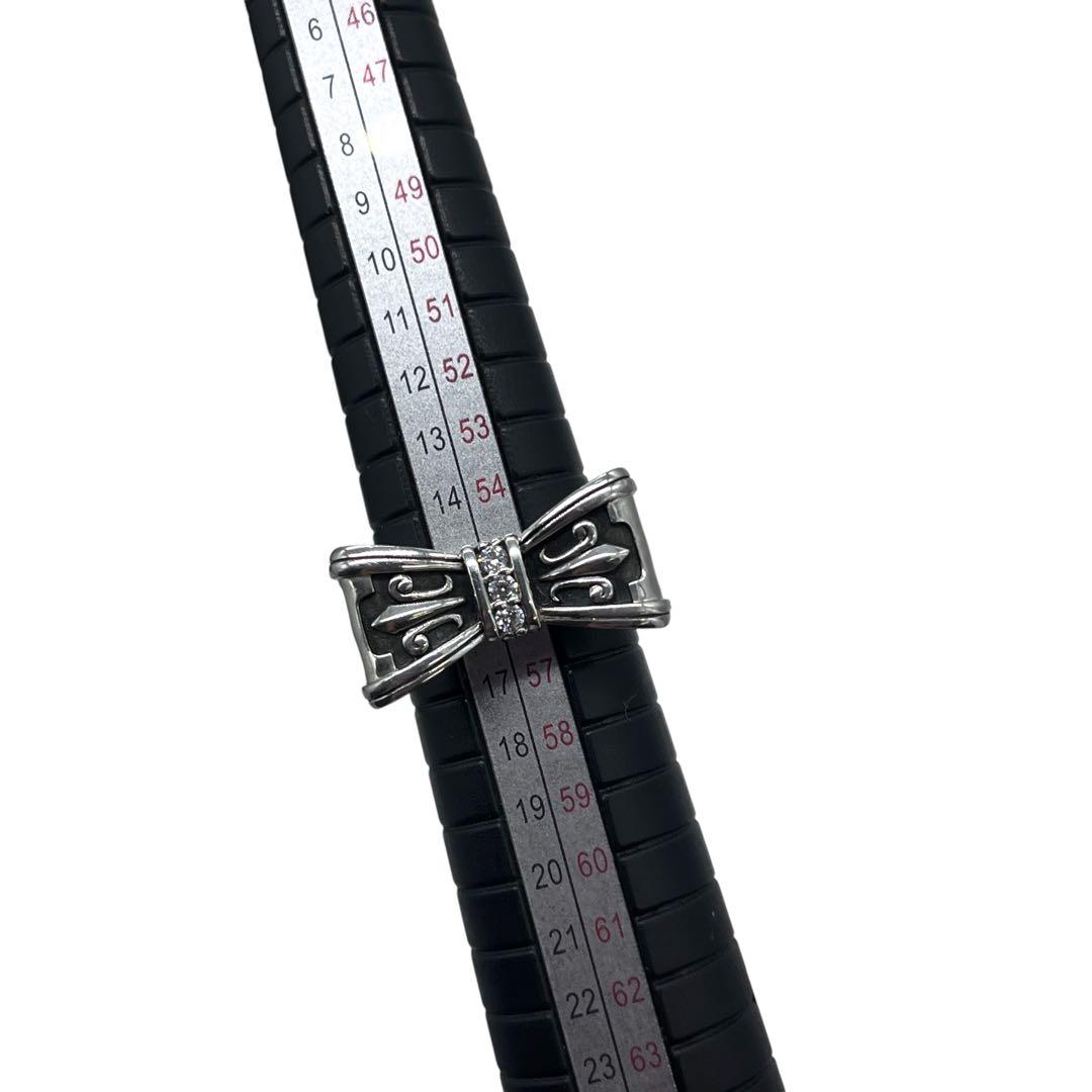 Justin Davis promiseリボン リング　約15.5号