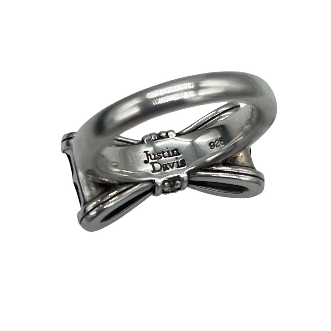 Justin Davis promiseリボン リング　約15.5号