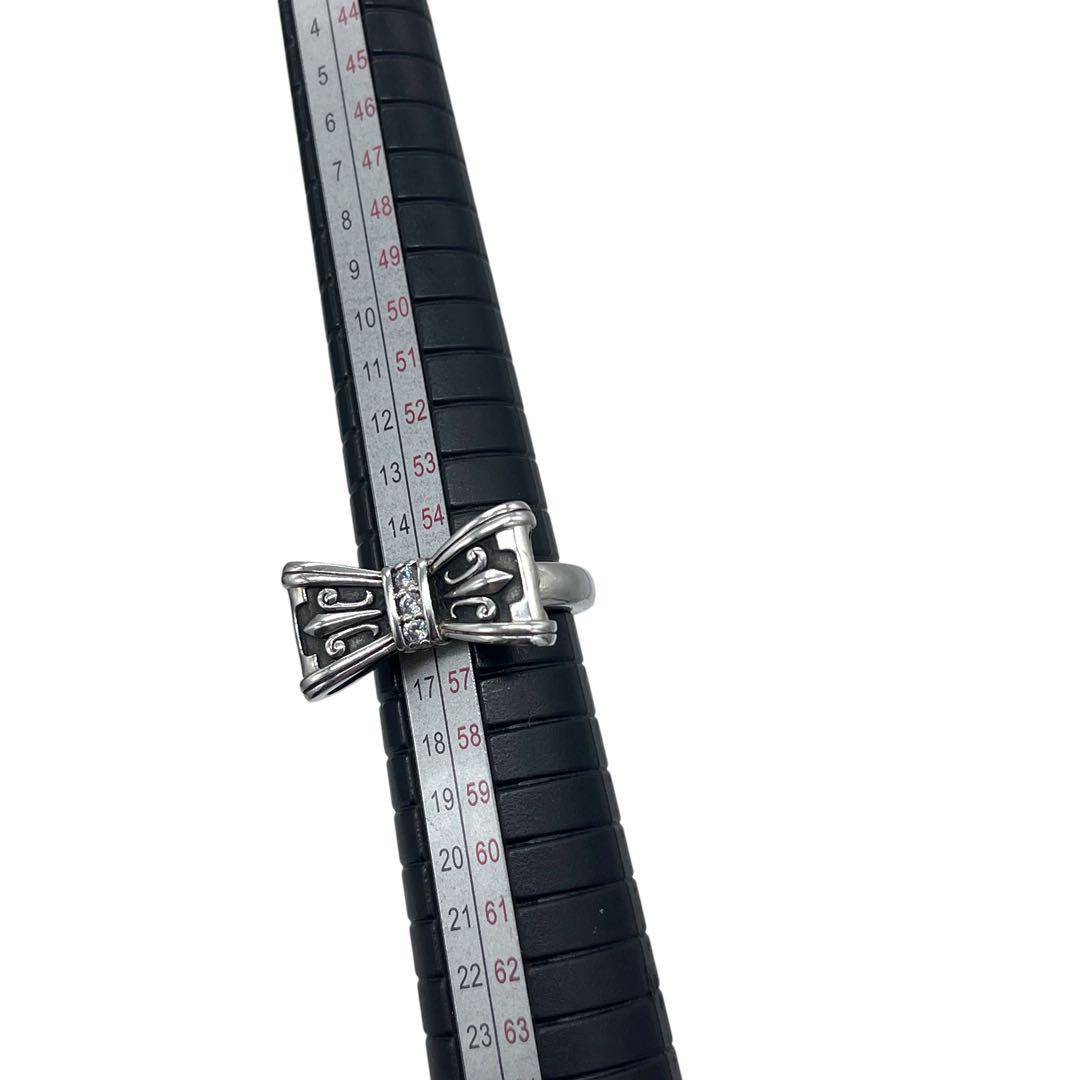 Justin Davis promiseリボン リング　約15.5号