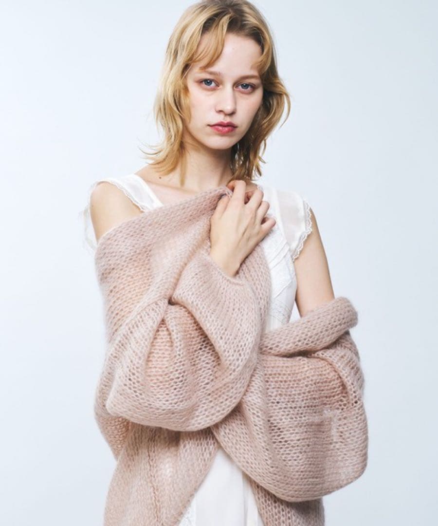 DEICY デイシー ME COUTURE 2WAYキッドモヘヤシアーニット