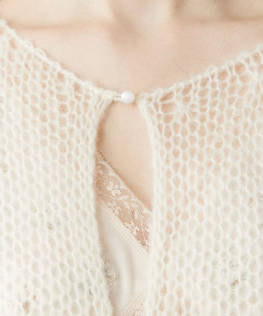 DEICY デイシー ME COUTURE 2WAYキッドモヘヤシアーニット