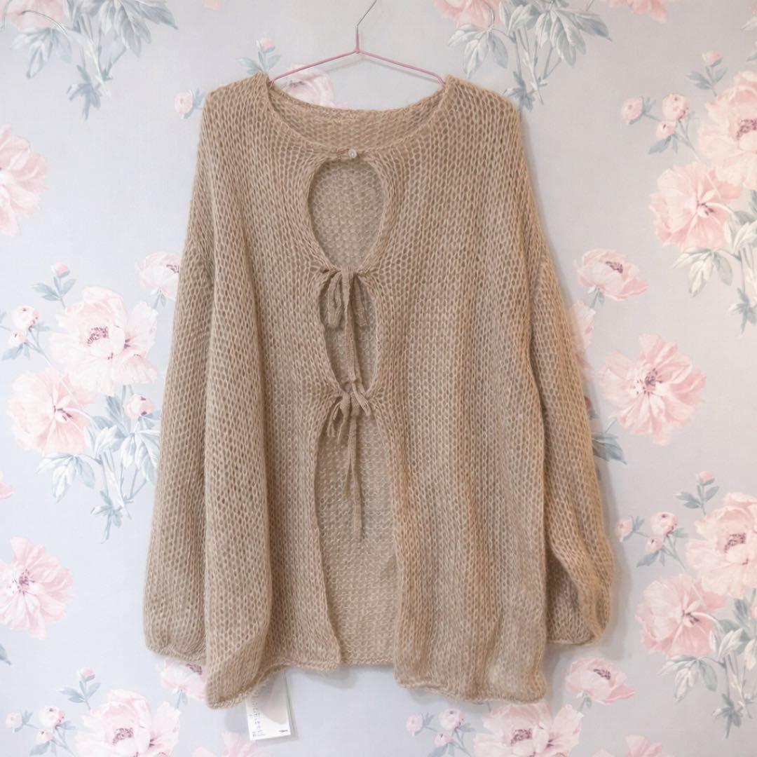 DEICY デイシー ME COUTURE 2WAYキッドモヘヤシアーニット