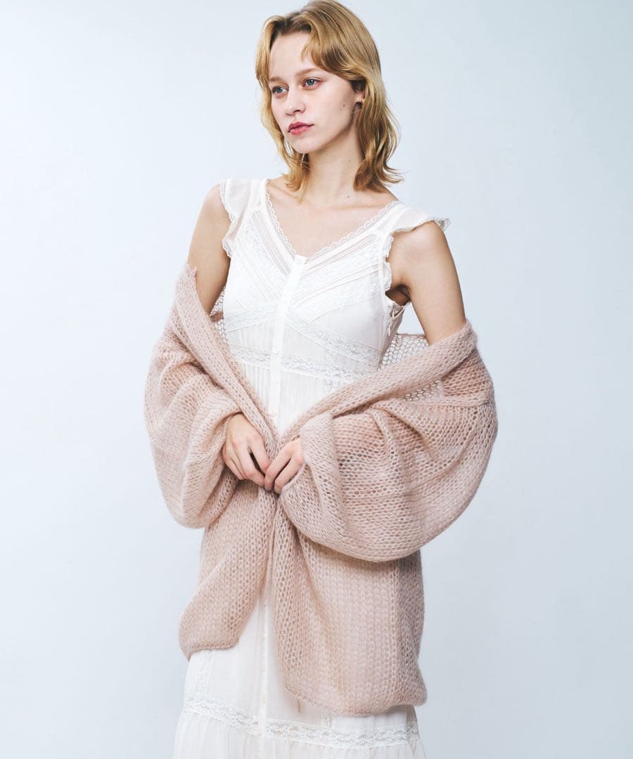 DEICY デイシー ME COUTURE 2WAYキッドモヘヤシアーニット