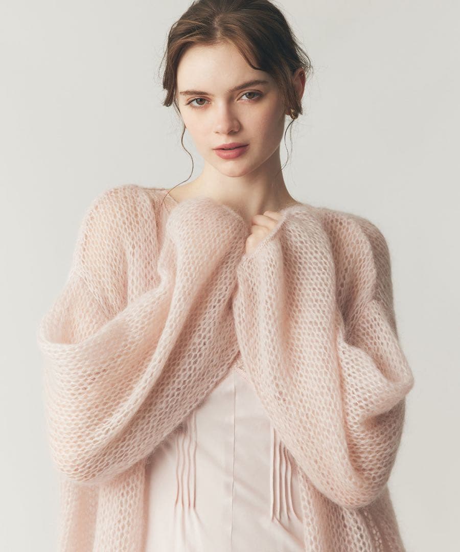 DEICY デイシー ME COUTURE 2WAYキッドモヘヤシアーニット