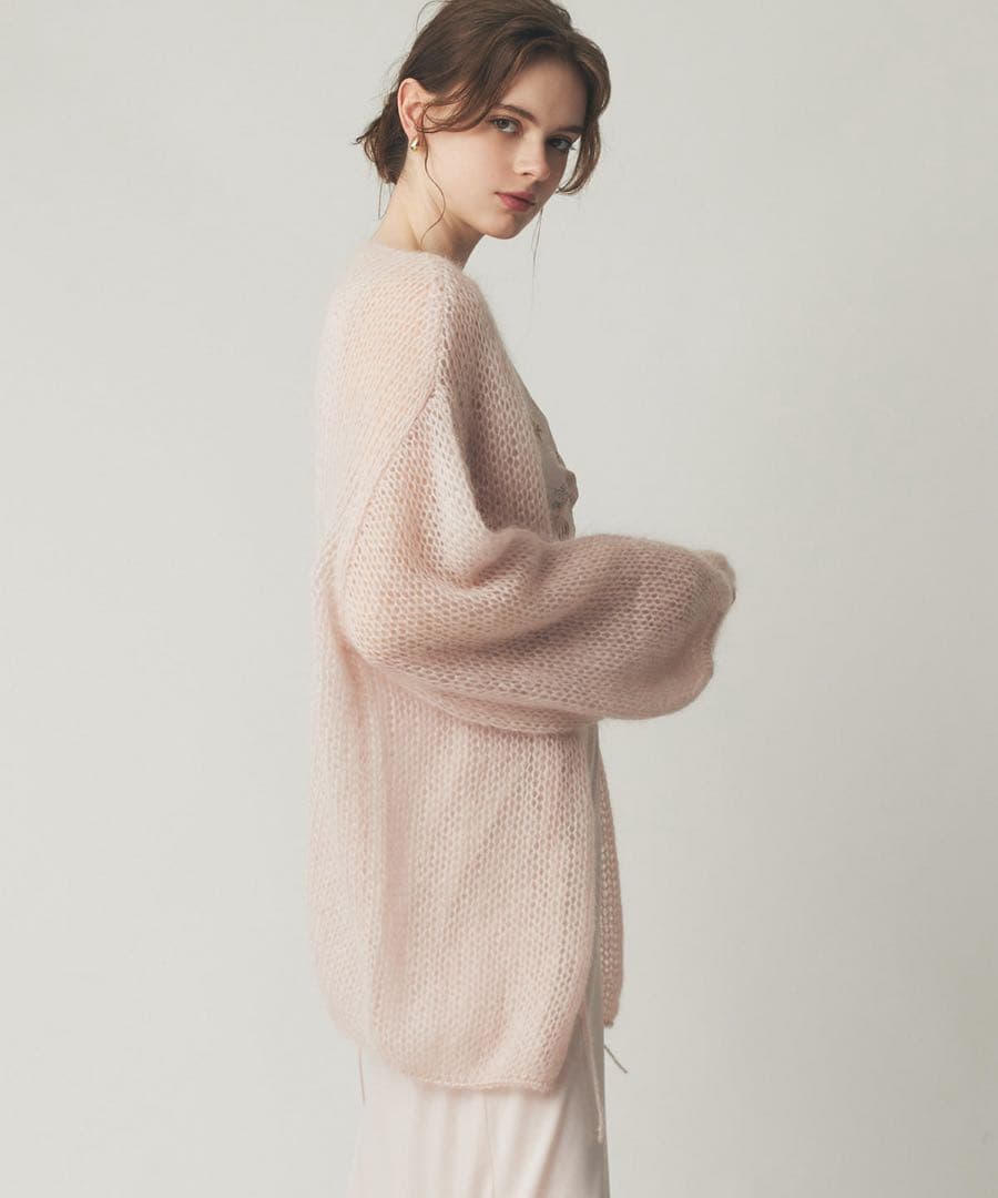 DEICY デイシー ME COUTURE 2WAYキッドモヘヤシアーニット