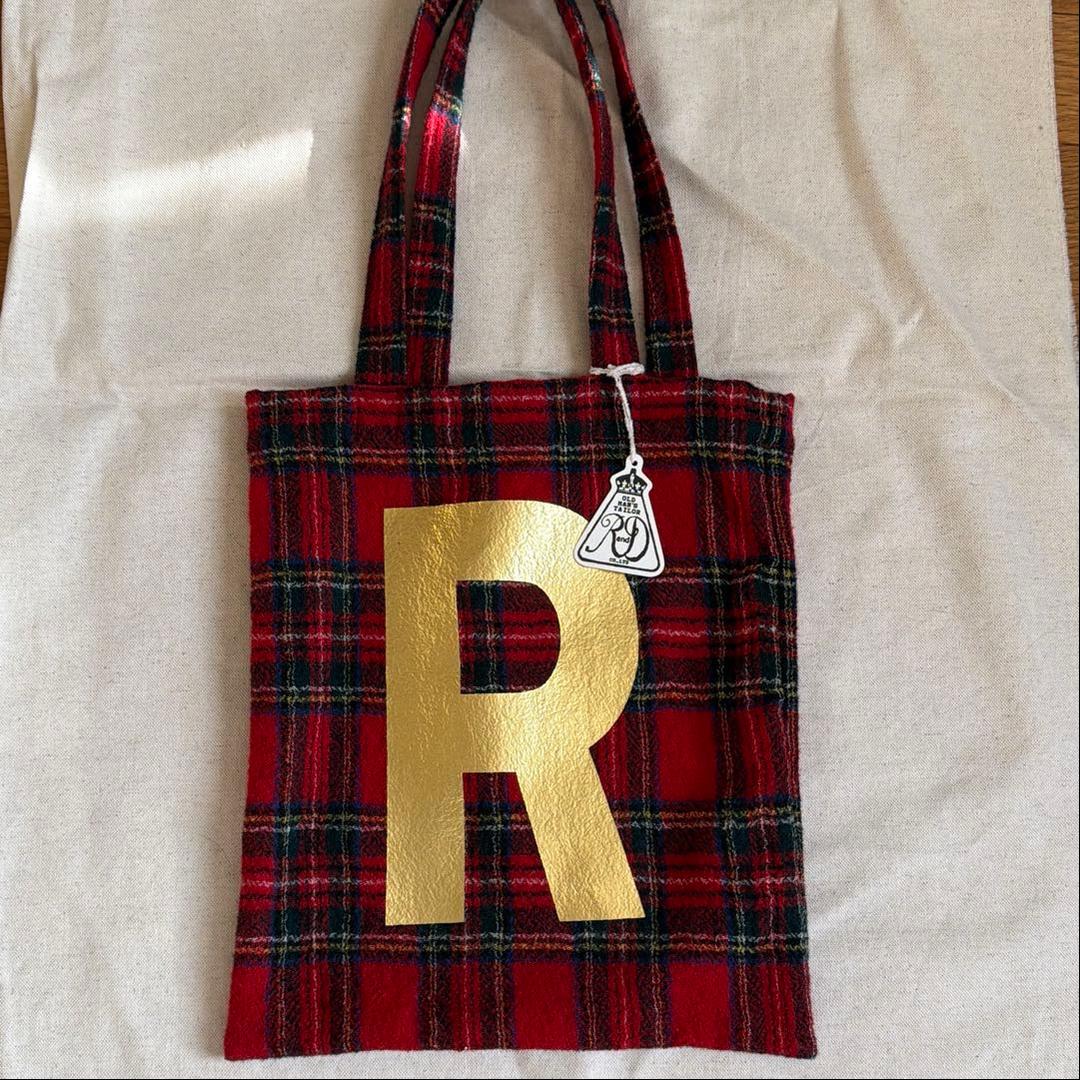 【新品タグ付き】R＆D.M.Co_オールドマンズテーラーチェック柄トートバッグ
