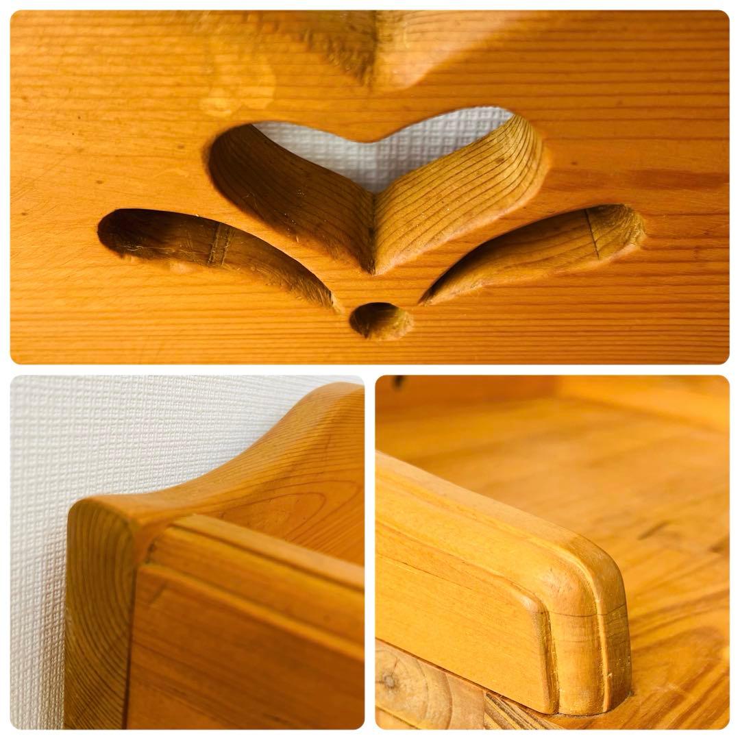 カントリー家具　カントリー　木製ハート　木製キャビネット　送料込み