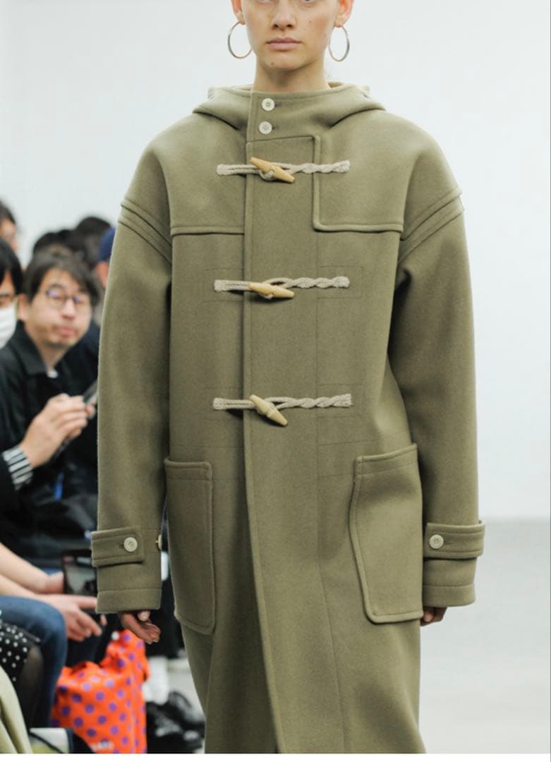 HYKE/ハイク　ダッフルコート　ネイビー　size1