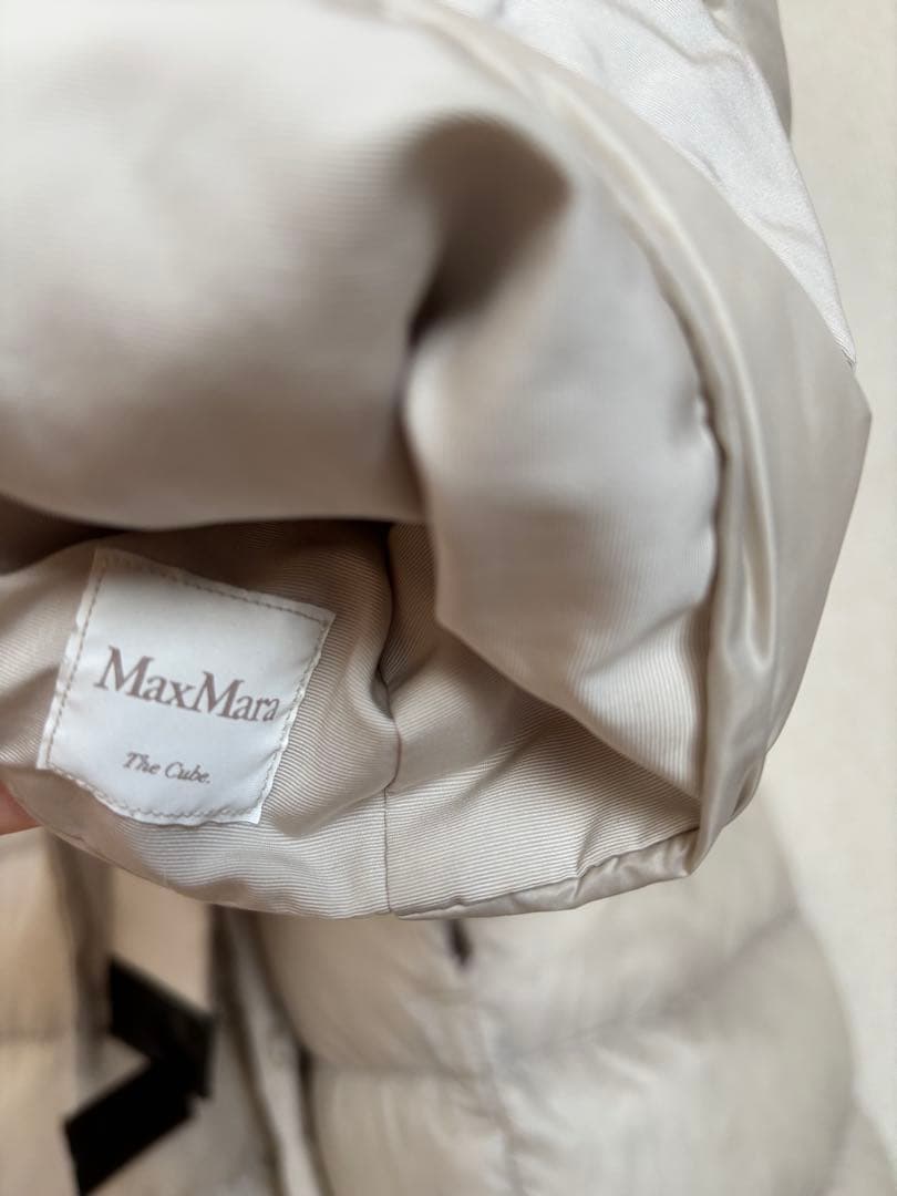 マックスマーラ　キューブ　ダウンコート the cube ミンクファー　34
