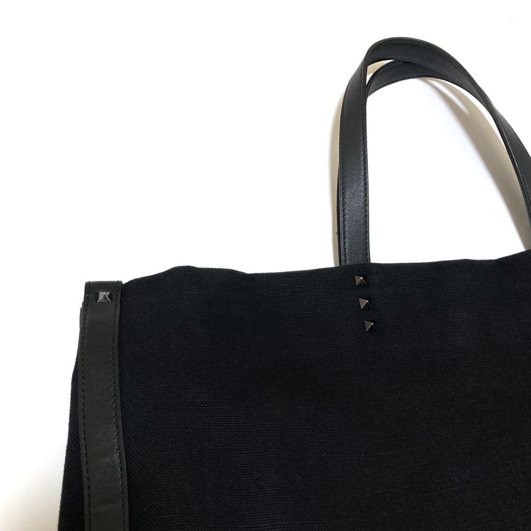 ラムちゃん 美品 ロゴトートバッグ 大きいサイズ VLTN バレンティノ