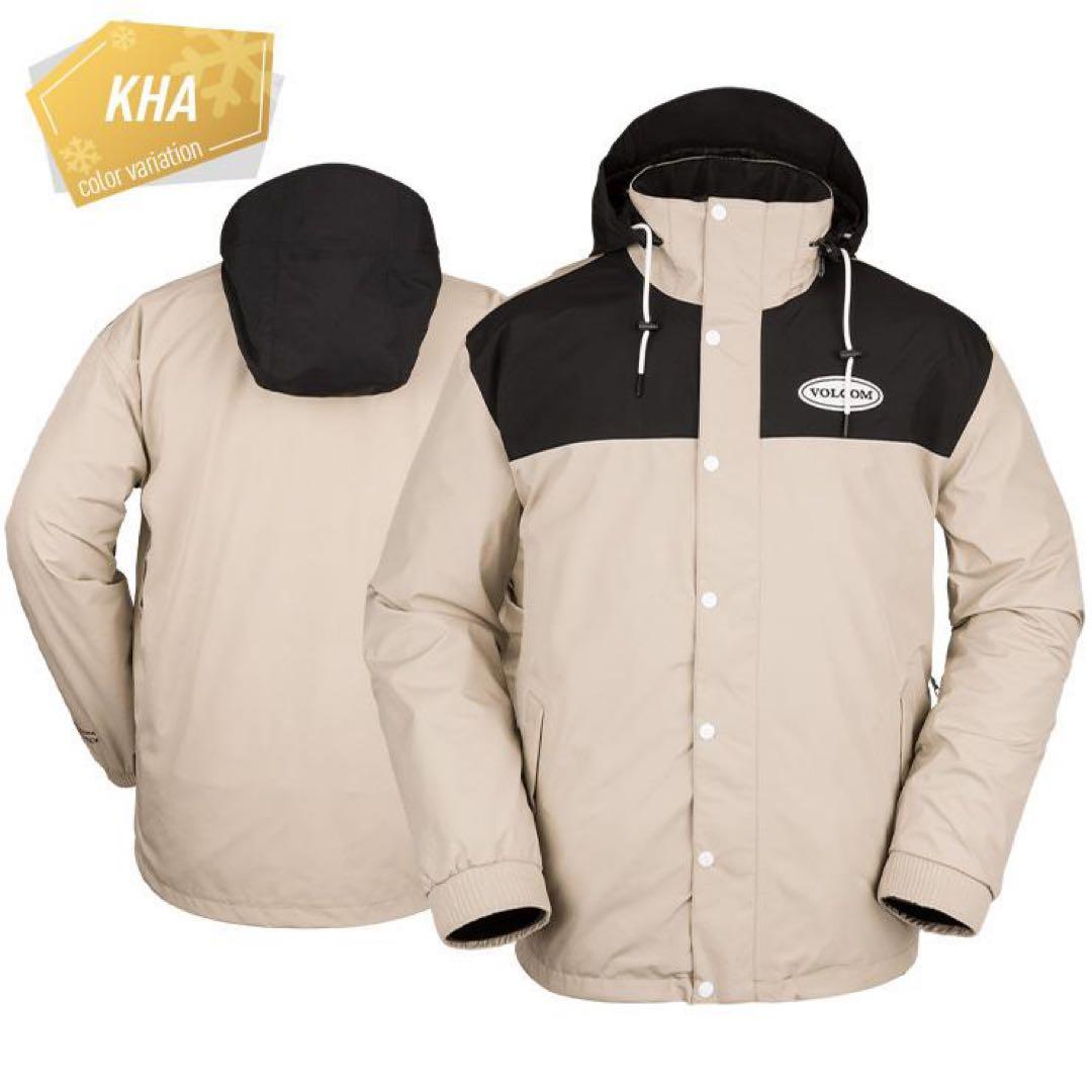 VOLCOM スノーボードジャケット M ベージュ/ブラック