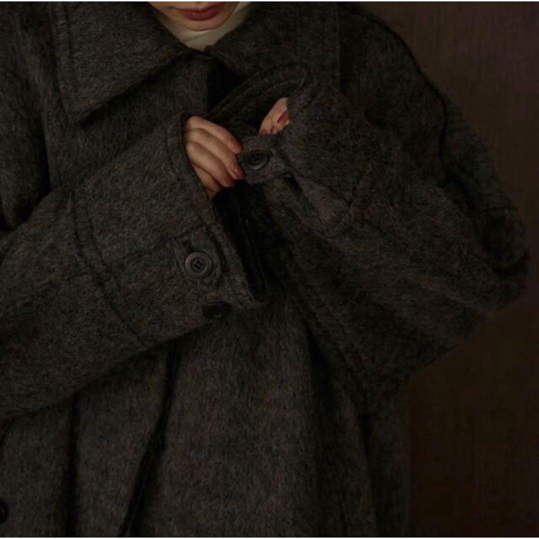 ジャケット・アウター hella SHAGGY SOUTIEN COLLAR COAT