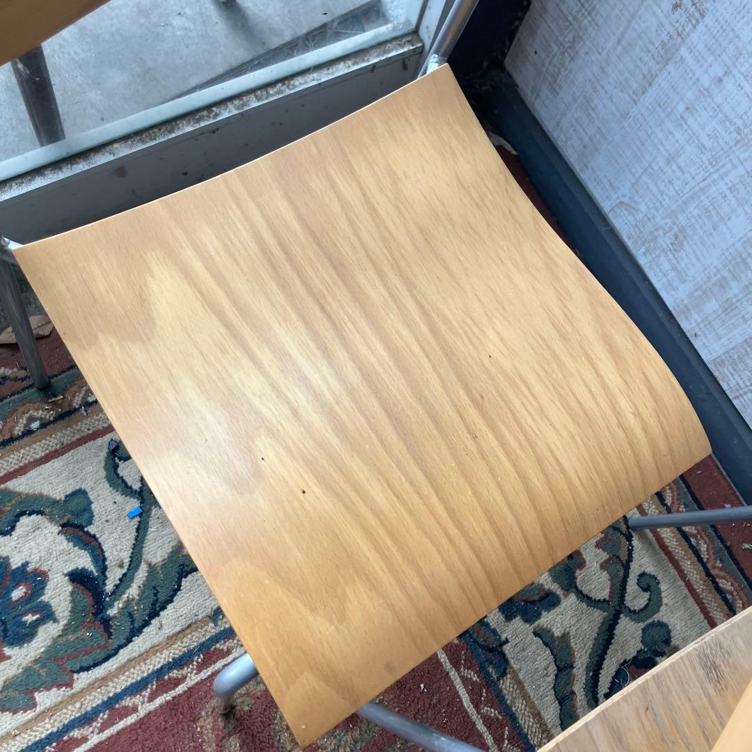 北欧レトロ ラムホルツ キャンパス プライウッドチェア 3脚セット