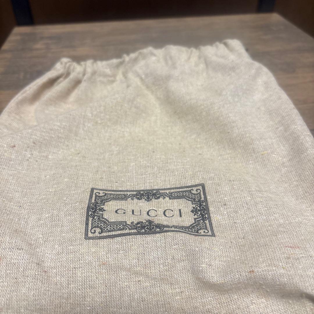 GUCCI GGキャンパスパターン レザーベルト　サイズ90