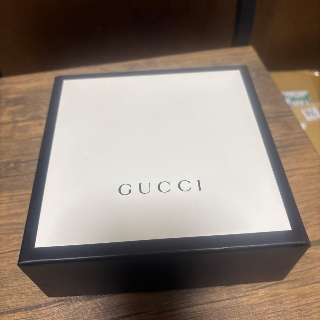 GUCCI GGキャンパスパターン レザーベルト　サイズ90