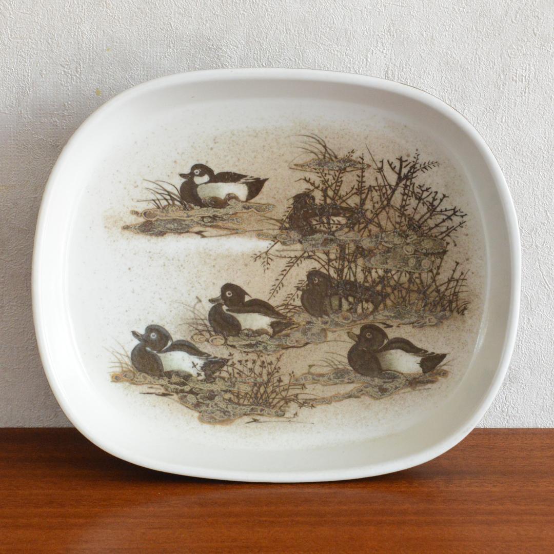   Dianaダイアナ 鴨の群れ ヴィンテージ角皿