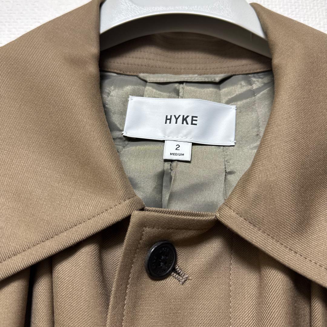 HYKE ブラウン トレンチコート サイズ2