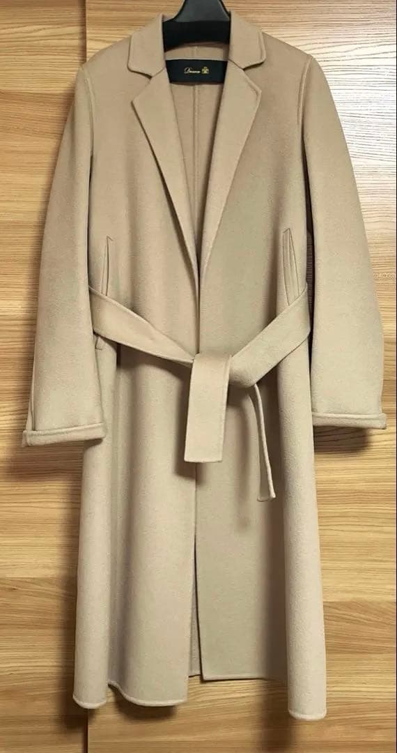 美品☆Drawer ドゥロワー　ウールカシミヤ コート