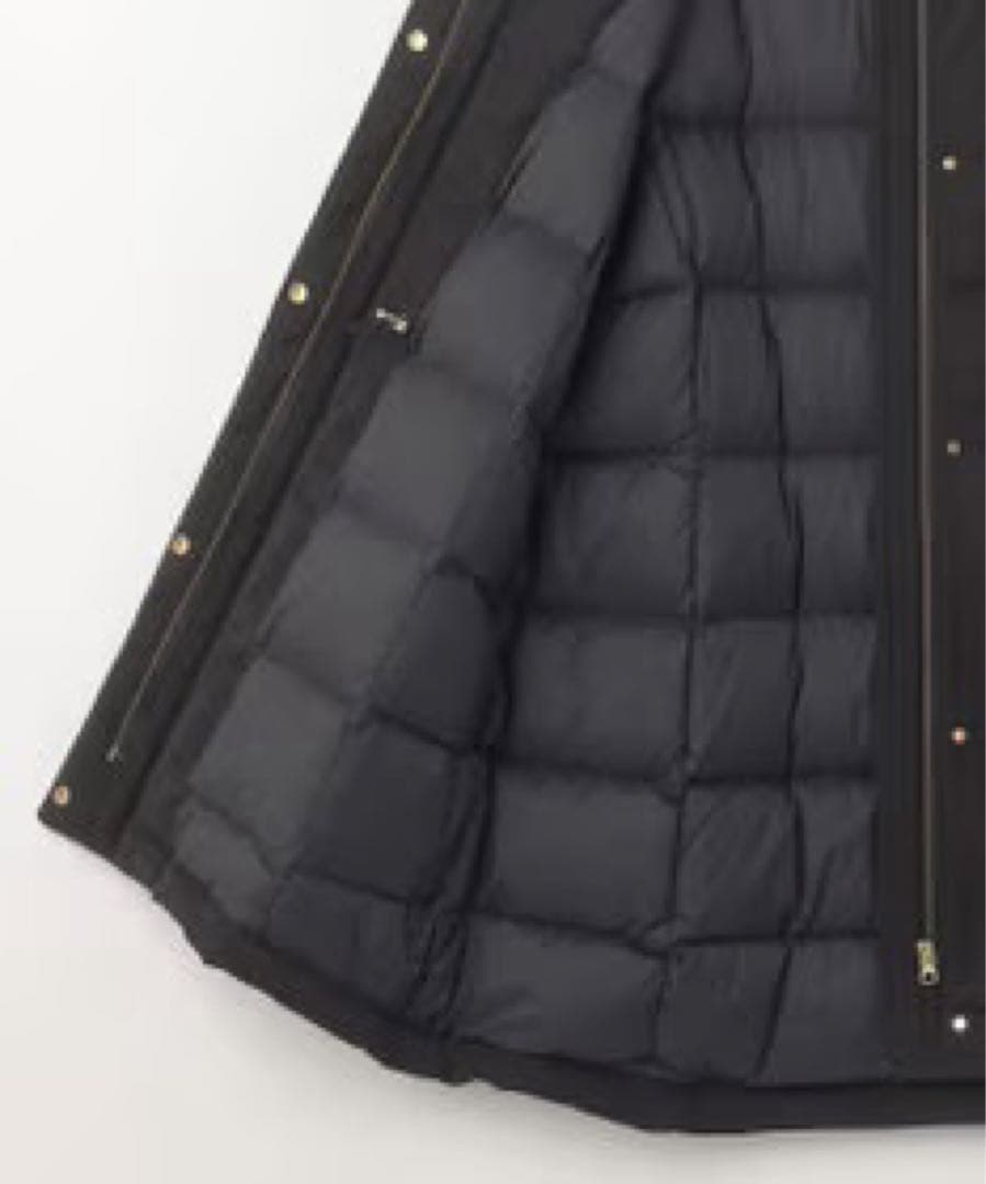 【新品タグ付】ANY SIS 2WAYドロストフーディミドル ダウン ベージュ