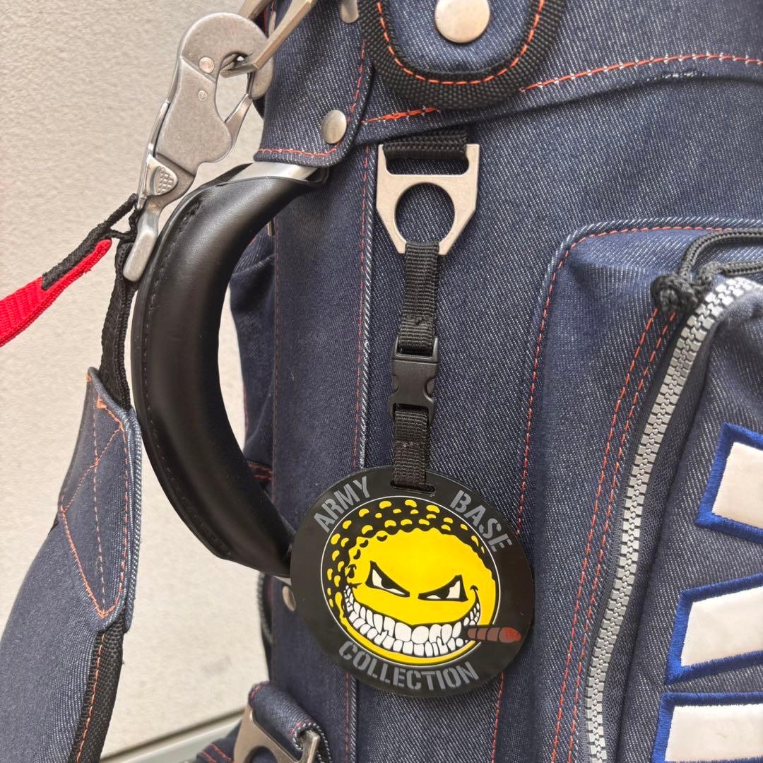 希少 デニム生地 アーミーベースコレクション スタンドキャディバッグ ゴルフ