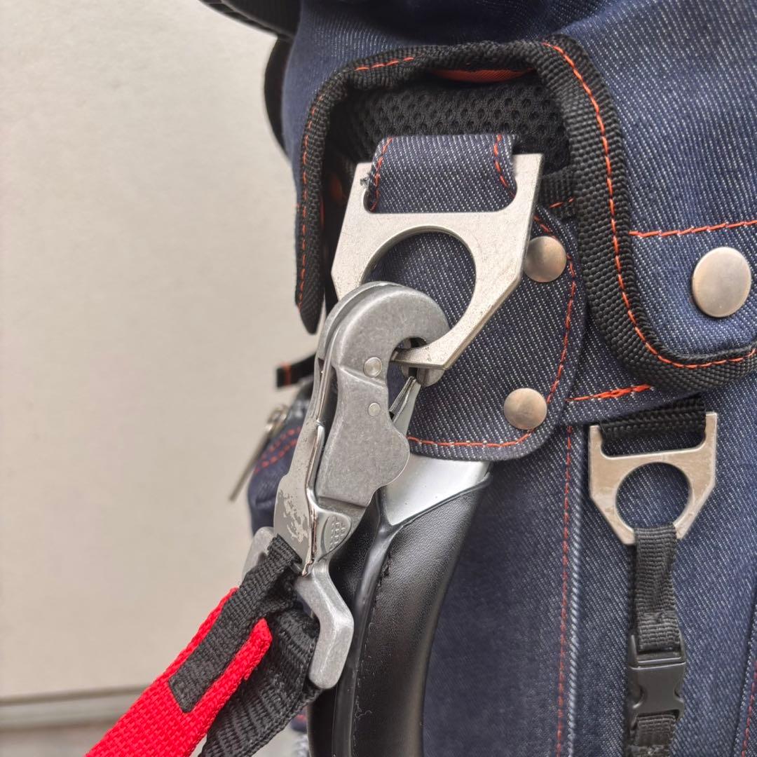 希少 デニム生地 アーミーベースコレクション スタンドキャディバッグ ゴルフ