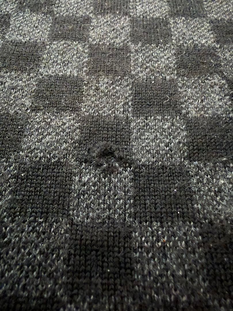 ルイ・ヴィトン ダミエマフラー ブラック