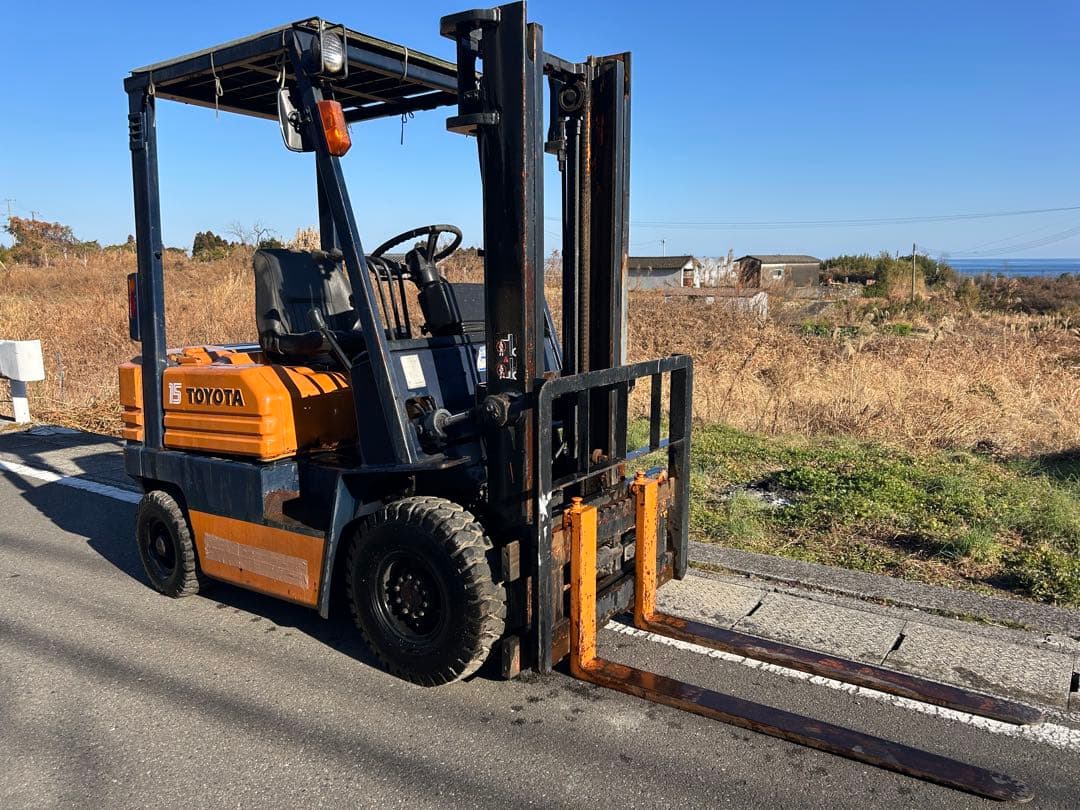 宮崎　トヨタ　フォークリフト 1.5トン　リフト サイドシフト付き　動画あり