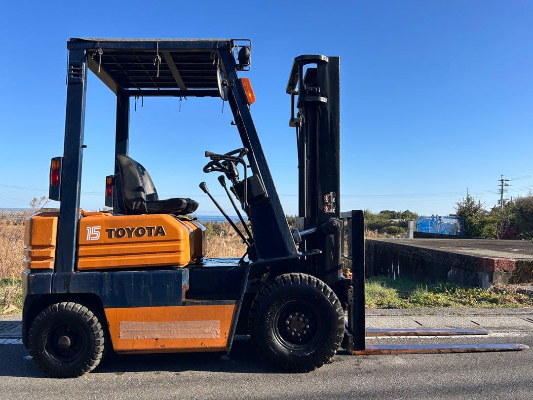 宮崎　トヨタ　フォークリフト 1.5トン　リフト サイドシフト付き　動画あり