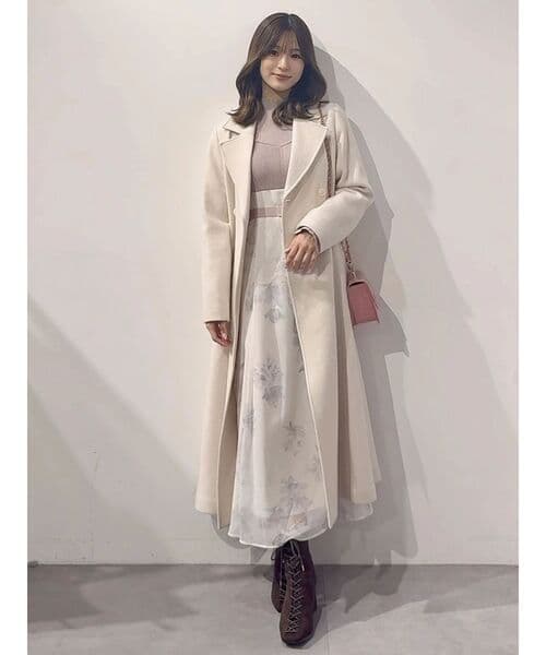 新品MERCURYDUO ウールチェスターコート