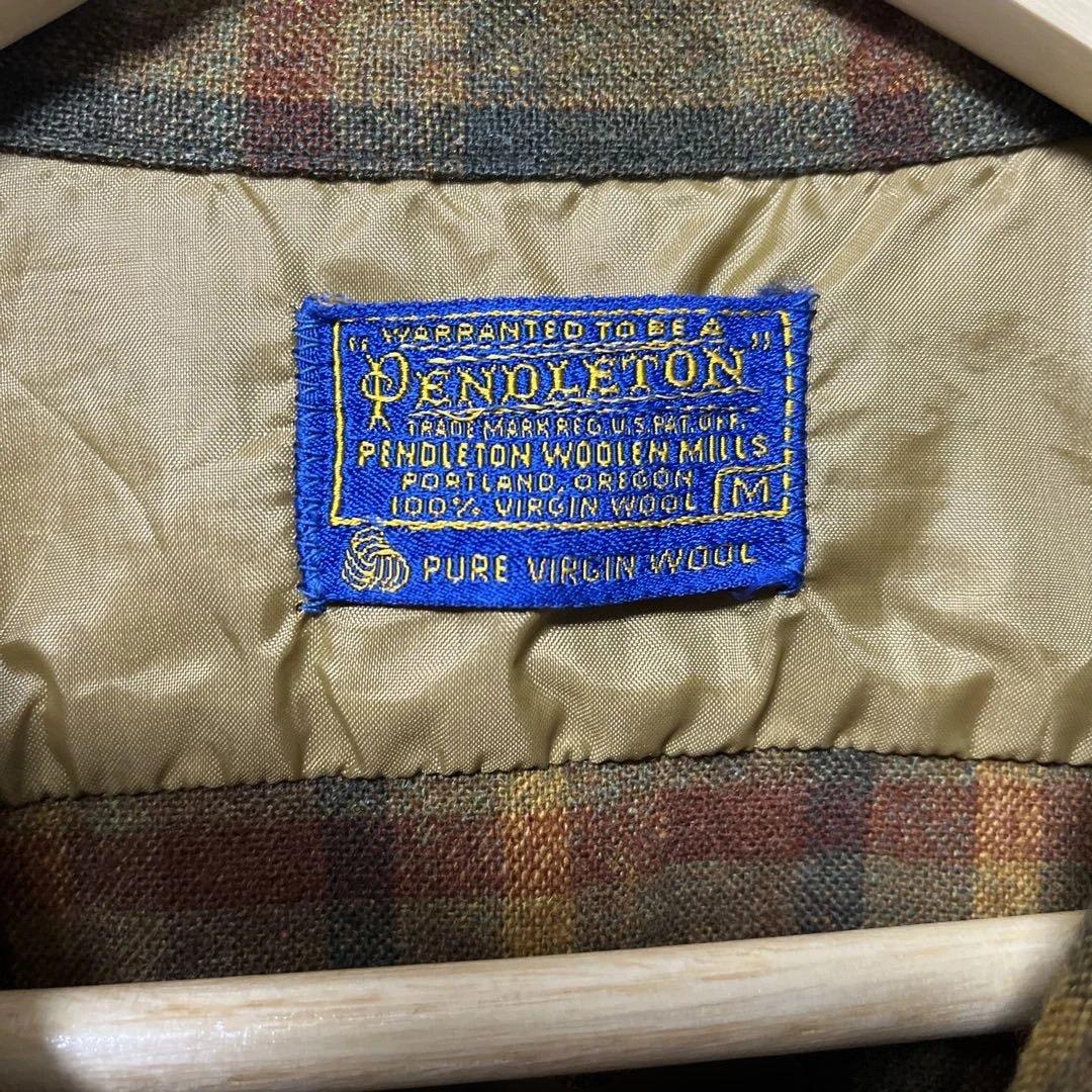 【最終値下げ】60s Pendleton ペンドルトン　ウール　チェック　M