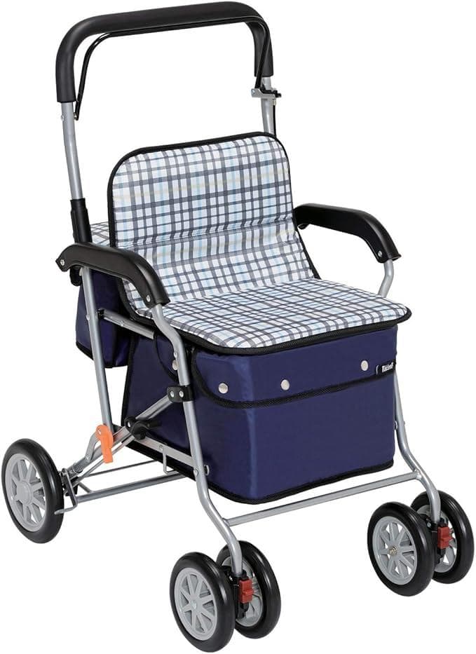 幸和製作所 TacaoF シルバーカー ボクスト SIST02 チェックブラック