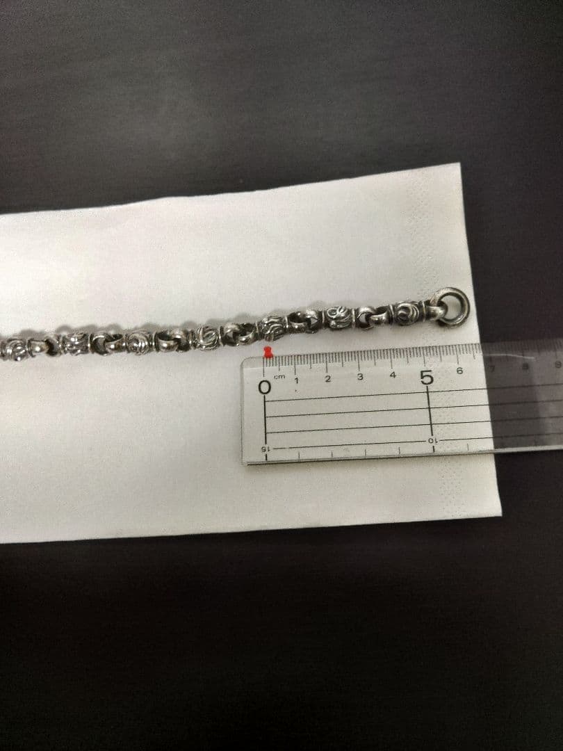 シルバー 装飾的リンクブレスレット