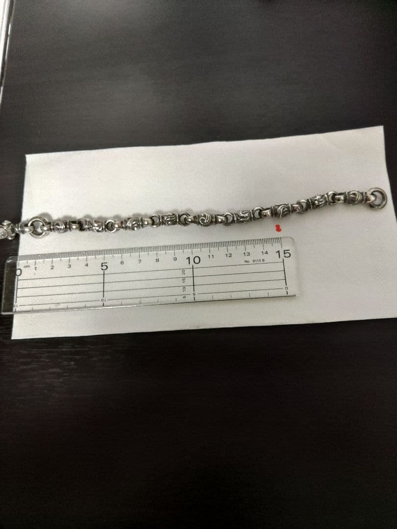 シルバー 装飾的リンクブレスレット