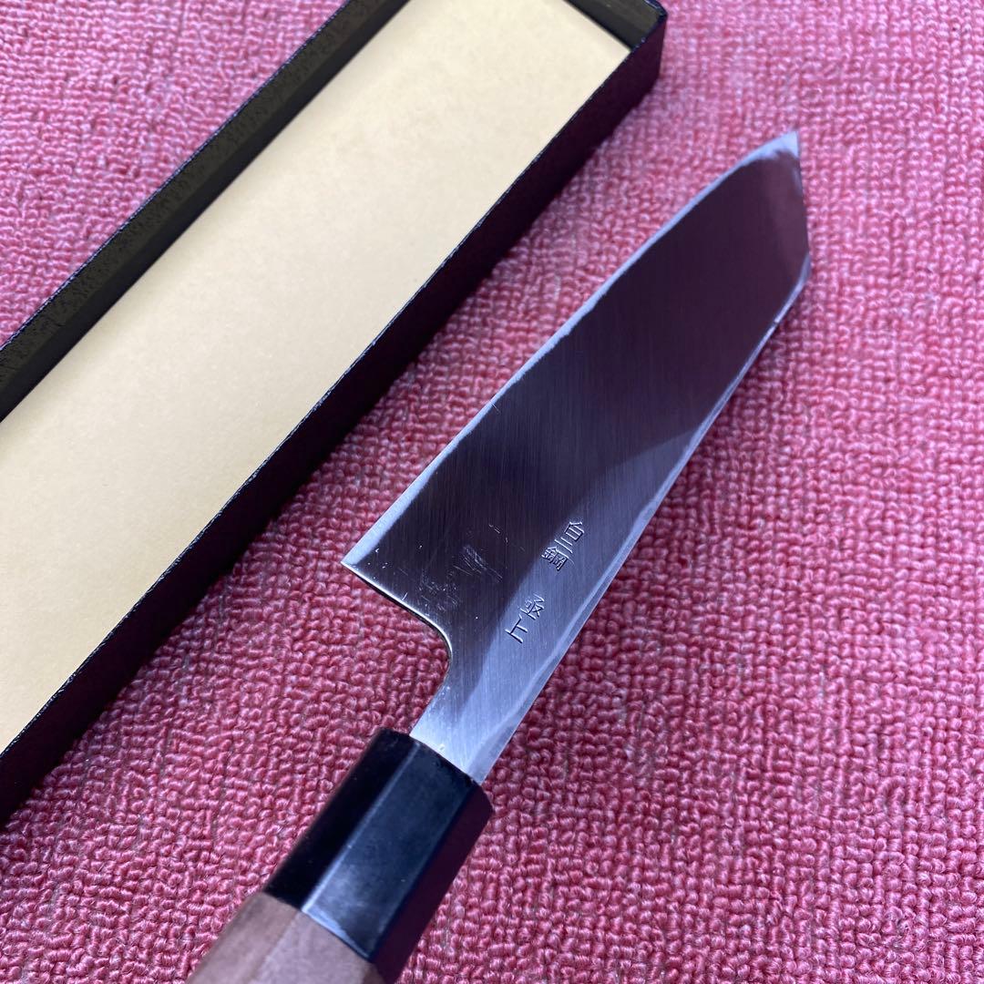 白ニ鋼　切付型特製万能和包丁　180㎜ 6寸