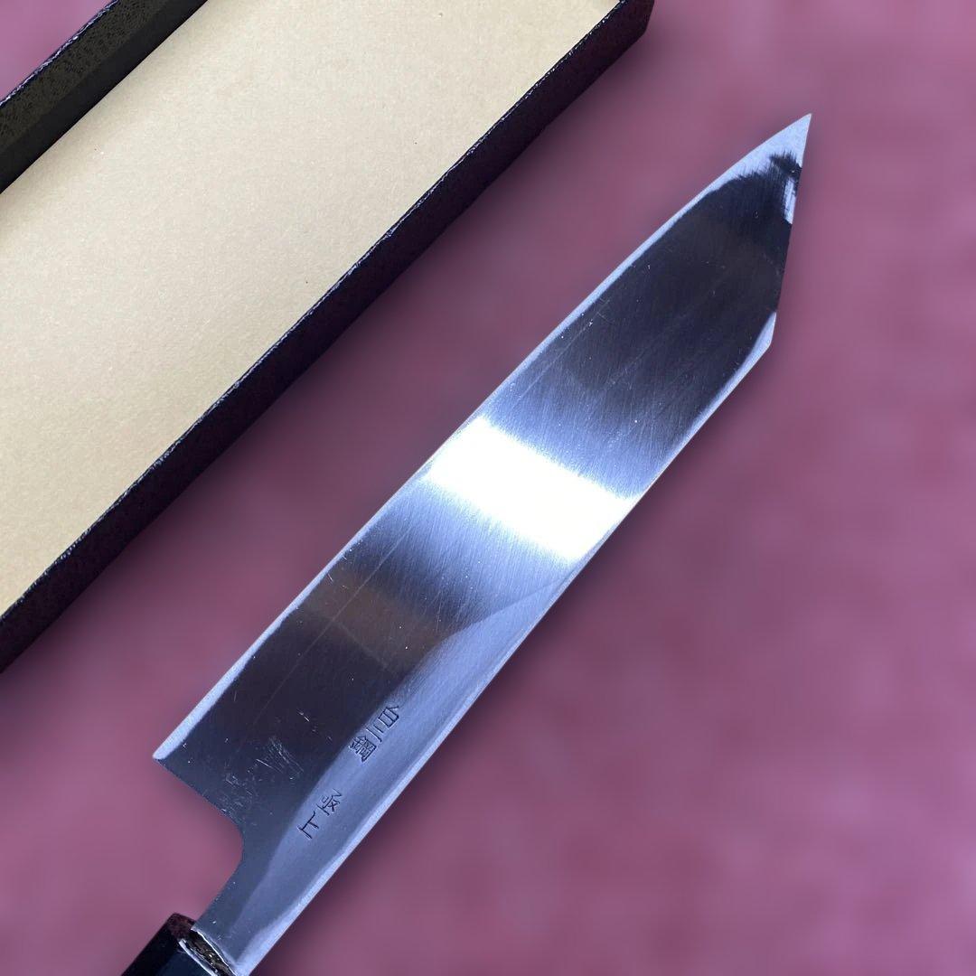 白ニ鋼　切付型特製万能和包丁　180㎜ 6寸