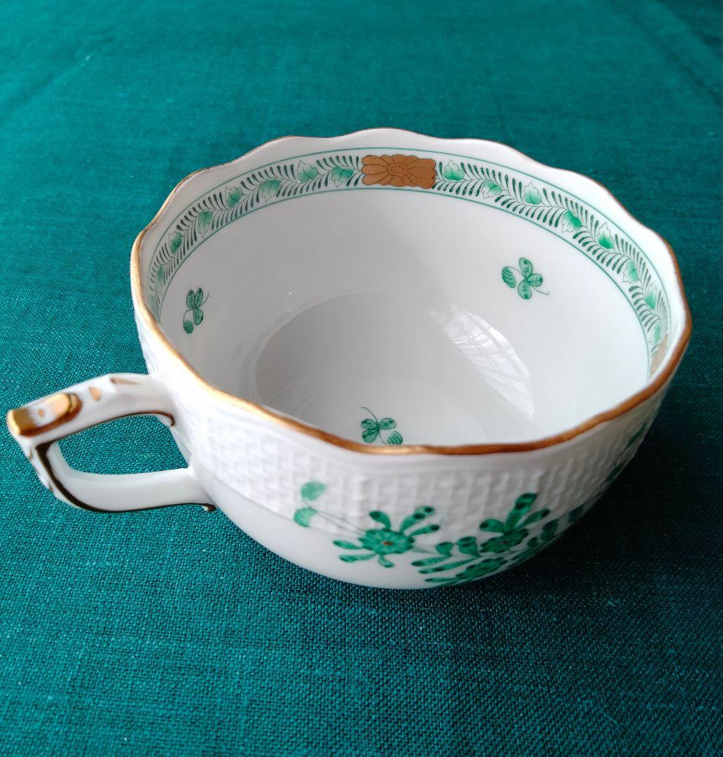 HEREND インドの華(Ａ)　カップ&ソーサー