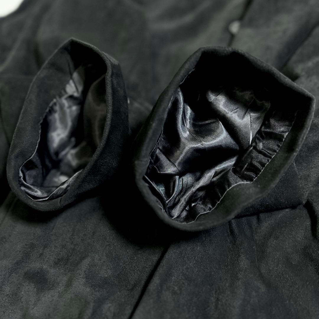 タグ付 CLEL ダブルテックフェード トレンチコート M ブラック 黒