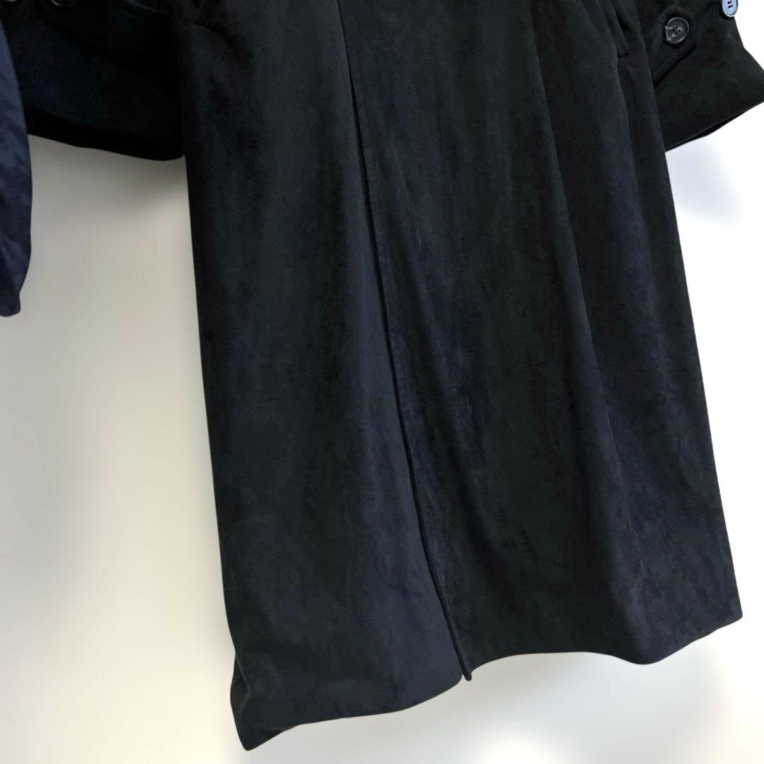 タグ付 CLEL ダブルテックフェード トレンチコート M ブラック 黒