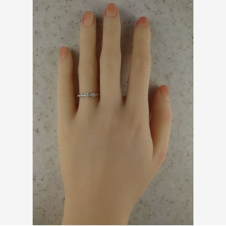 専用　ティファニー　Ptダイヤモンドリング　プラチナ　ダイヤ　鑑定書付き