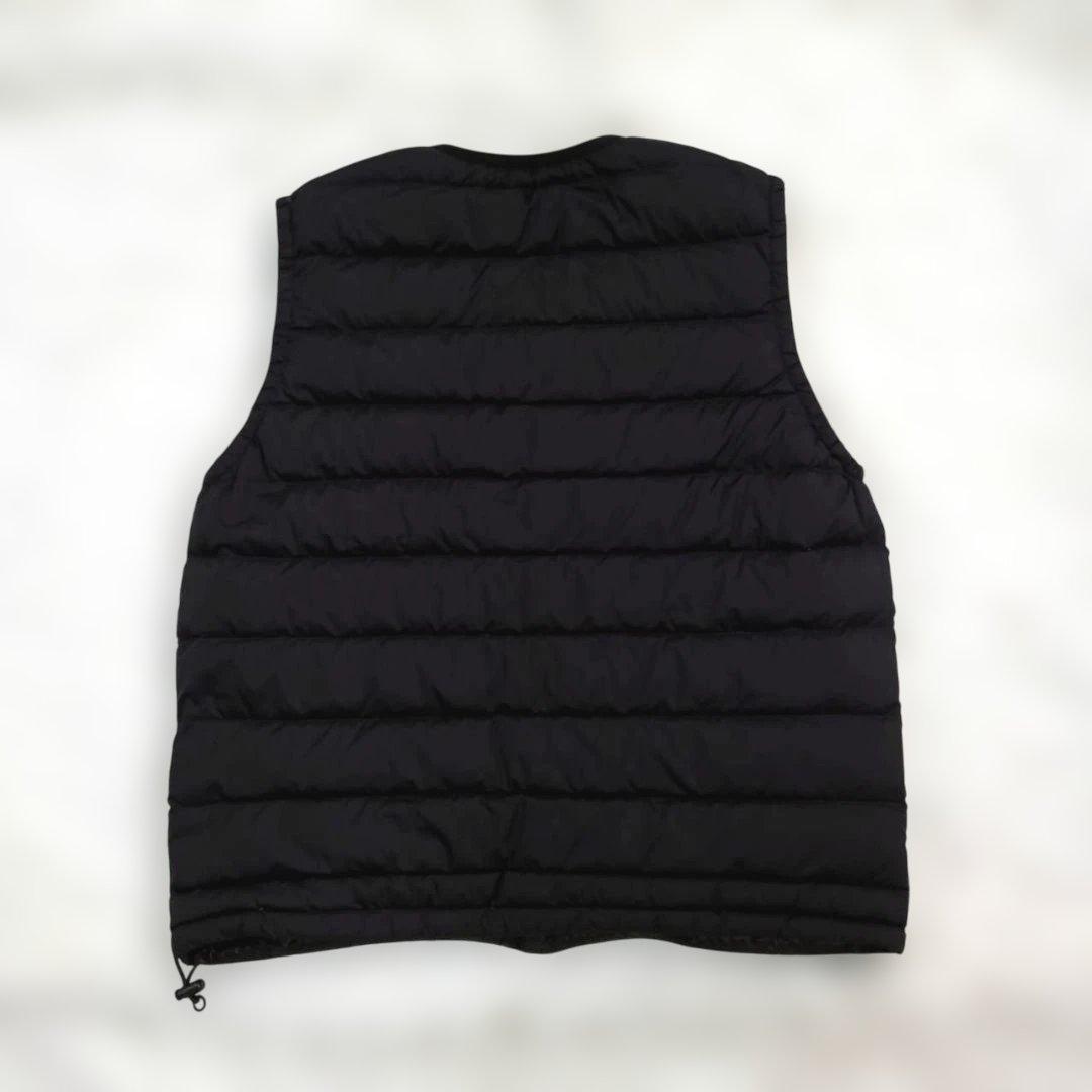 美品☆DANTON　ダントン　ダウンベスト　インナー　黒　クルーネック　XS