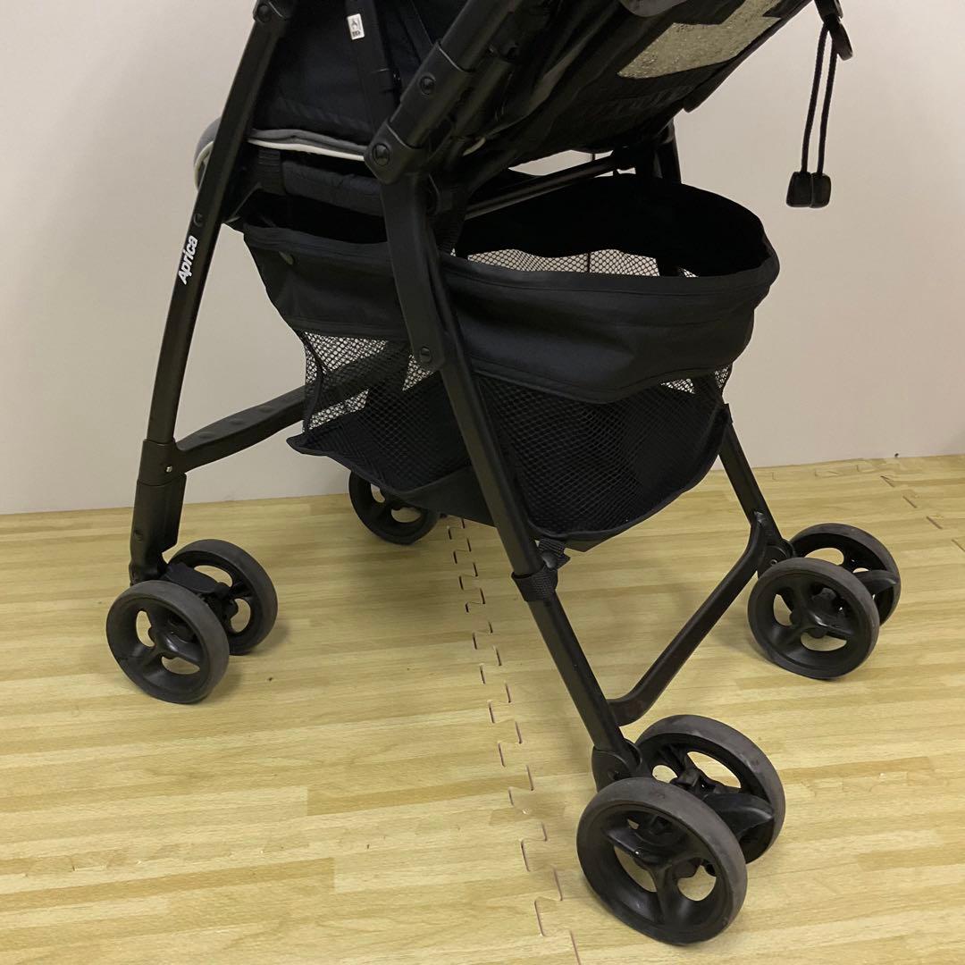 綺麗！アップリカ 超軽量ベビーカー カルーンエアー AC アニマルグレー